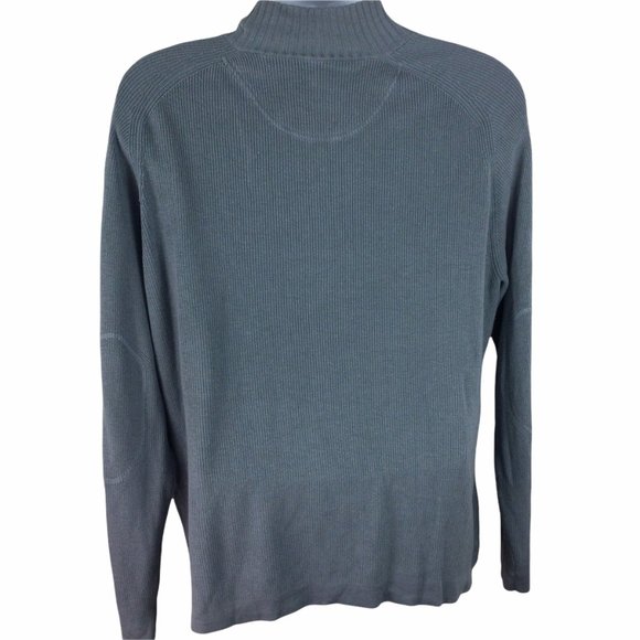 Tommy Bahama Vintage Blue Silk Blend Sweater, XL - Picture 2 of 8